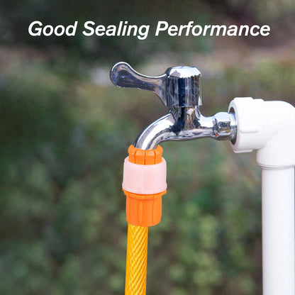 6 Counts Universal Tap Water Connector,  Orange Faucet Hose Adapter for indoor and outdoor use, Garden Watering Irrigation Tool