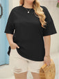 Womens Fashion Workout T Shirts Plus Size Tops Summer Clothes Short Sleeve Spring Tee
