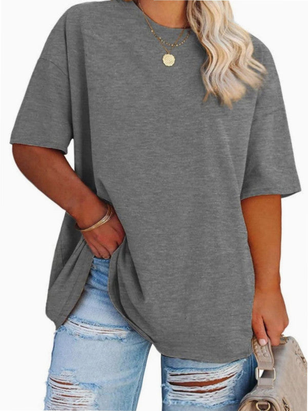 Womens Fashion Workout T Shirts Plus Size Tops Summer Clothes Short Sleeve Spring Tee